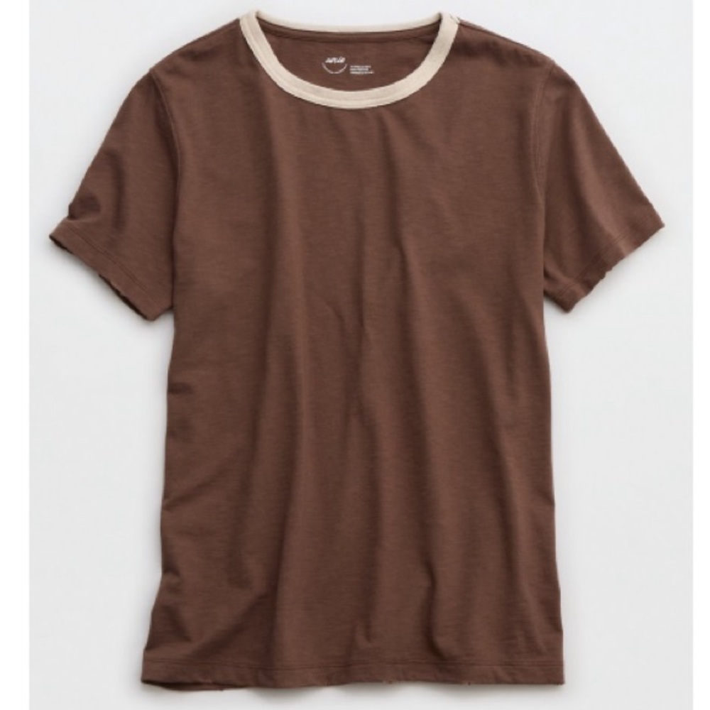 Aerie Class T-Shirt in Brown